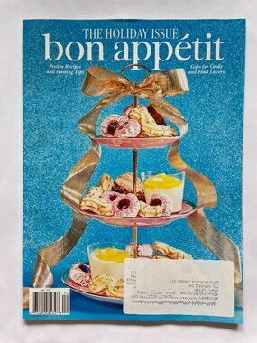 Bon Appetit Magazine December 2022/January 2023 The Holiday Issue With Label